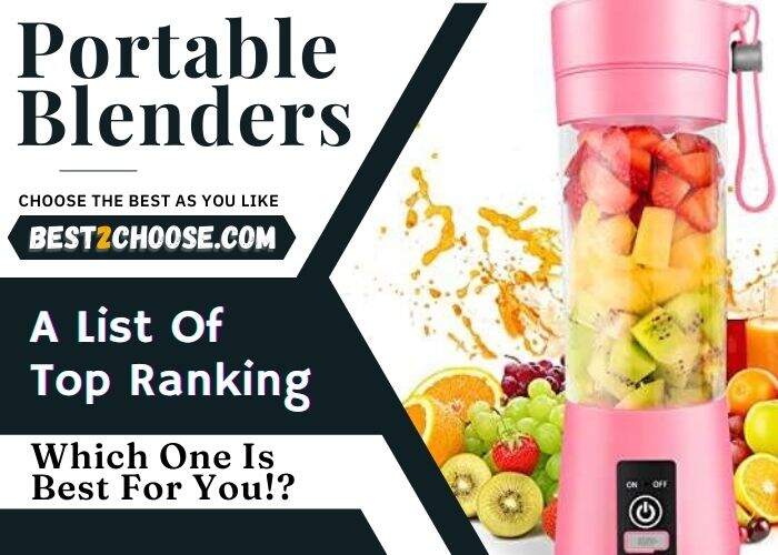 Portable Blenders - A New List Of Top 10 Ranking