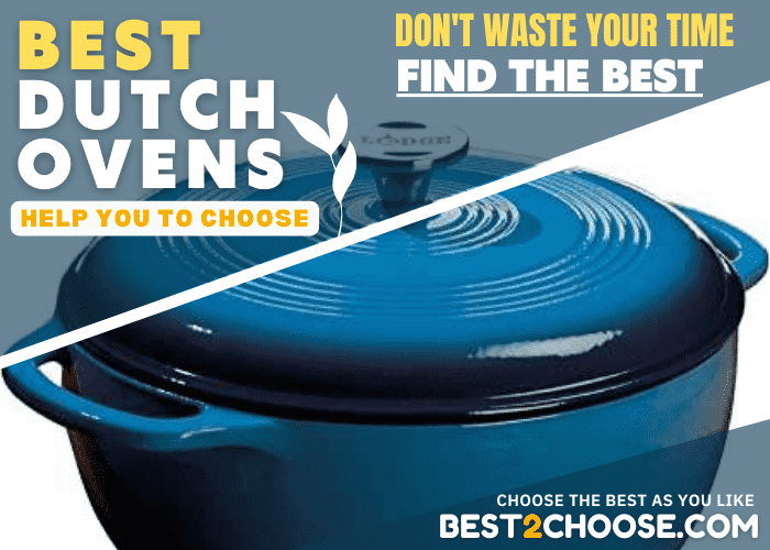 Best Choice Products 6qt Non-Stick Enamel Cast-Iron Dutch Oven for Baking, Braising, Roasting w/ Side Handles - Blue